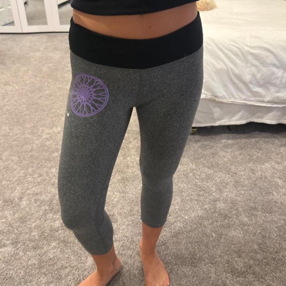 Grey soulcycle x nike leggings